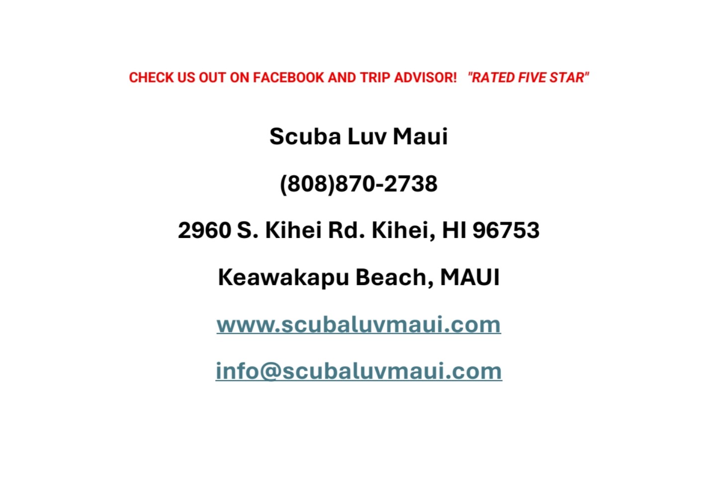PADI Open Water Referral